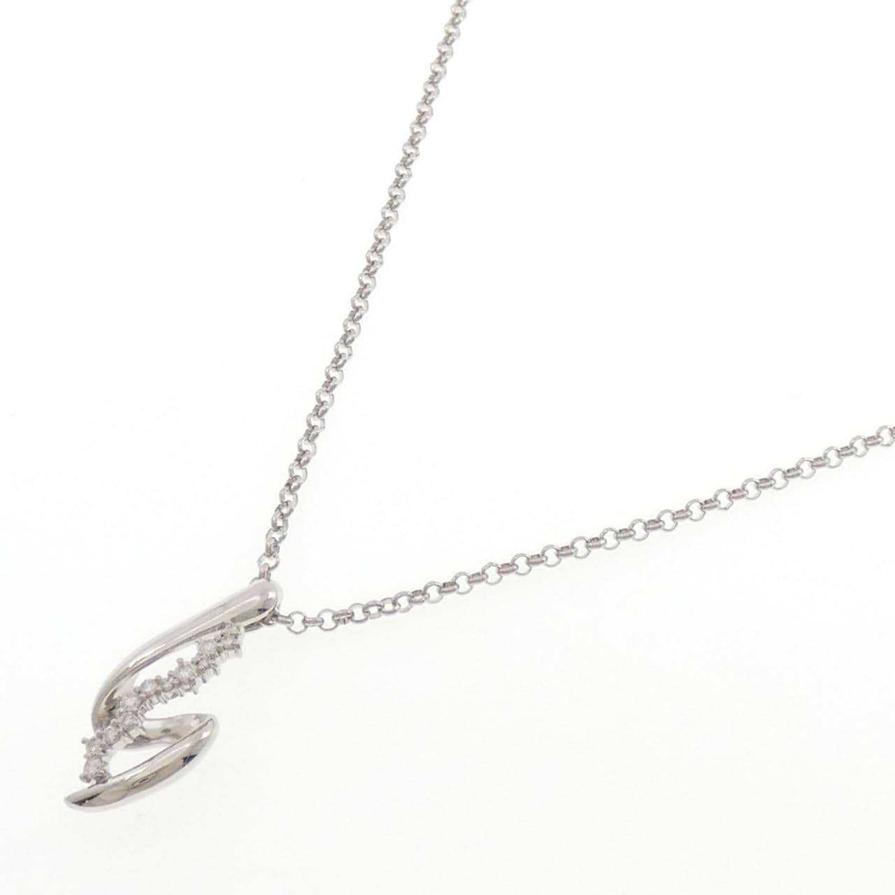 PT900/PT850 ダイヤモンド ネックレス 0.30CT