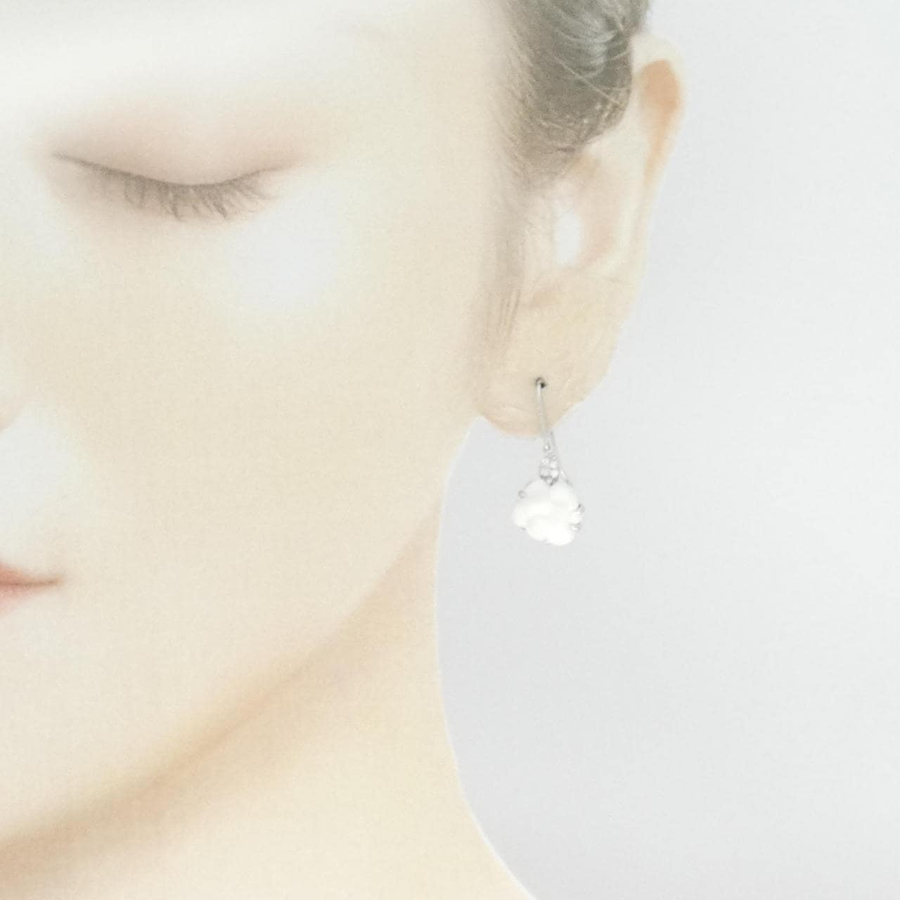 CHANEL camellia earrings