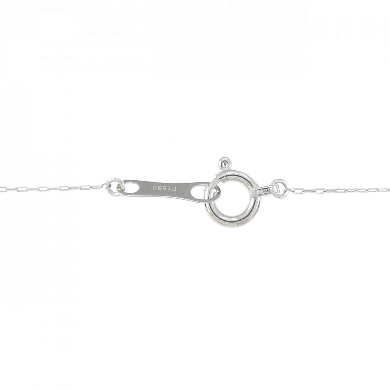 【新品】PT900/PT850 ダイヤモンド ネックレス 0.15CT