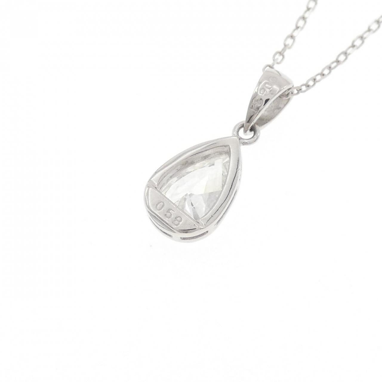 PT900/PT850 ダイヤモンド ネックレス 0.58CT
