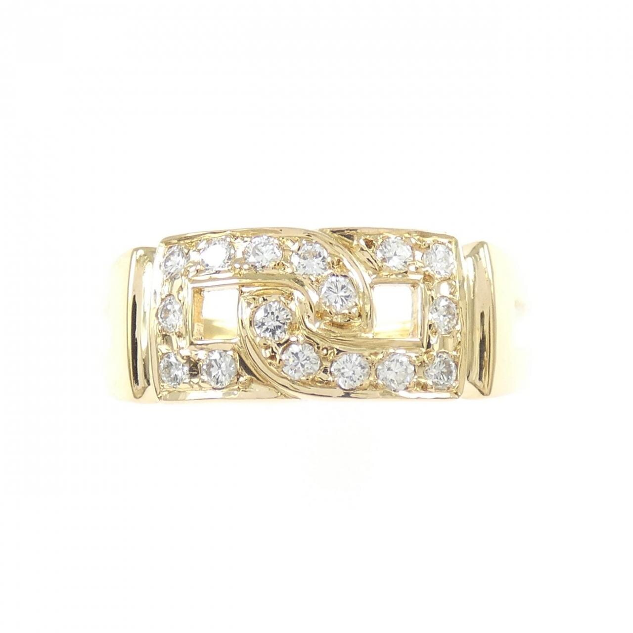 K18YG ダイヤモンド リング 0.22CT