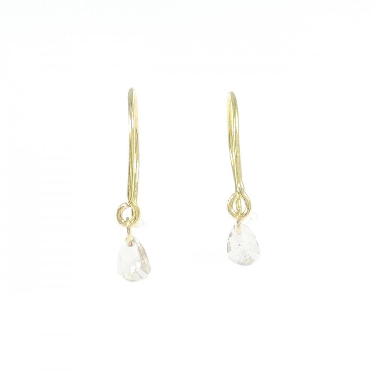 K18YG ダイヤモンド ピアス