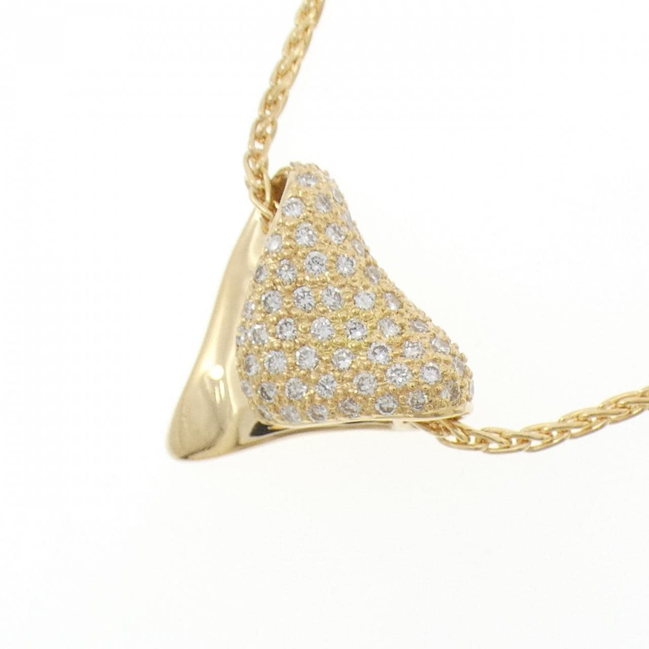 K18YG ダイヤモンド ネックレス 0.62CT