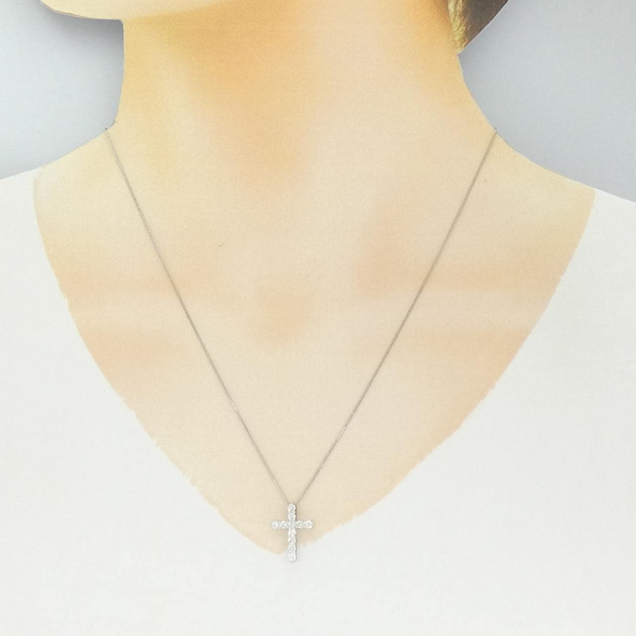 PT900/PT850 十字鑽石項鍊 0.50CT