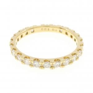 K18YG フルエタニティ ダイヤモンド リング 1.00CT
