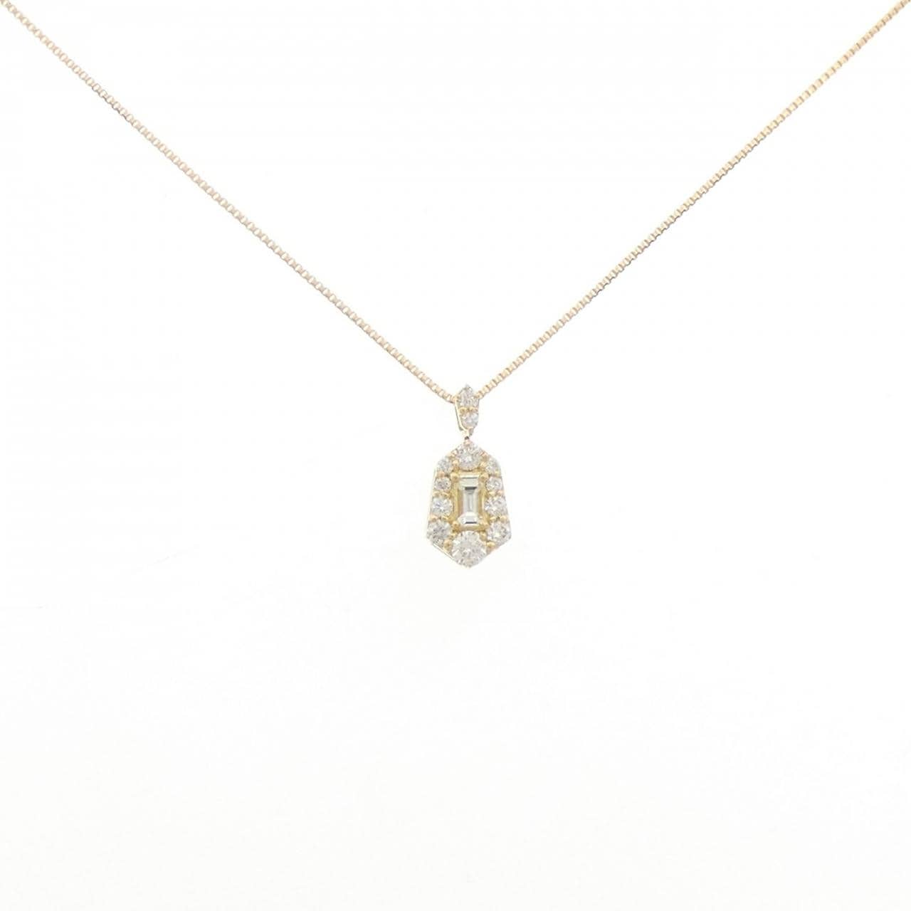 【新品】K18YG ダイヤモンド ネックレス 0.25CT