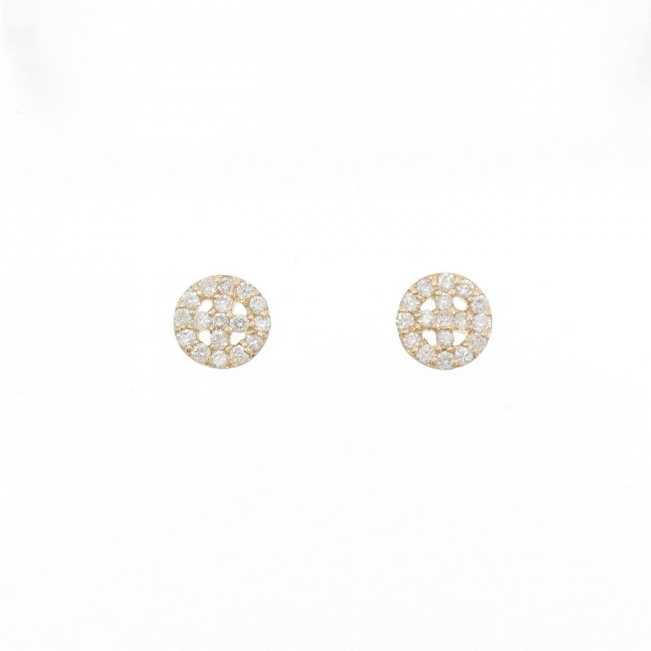 【リメイク】K18YG ダイヤモンド ピアス 0.20CT