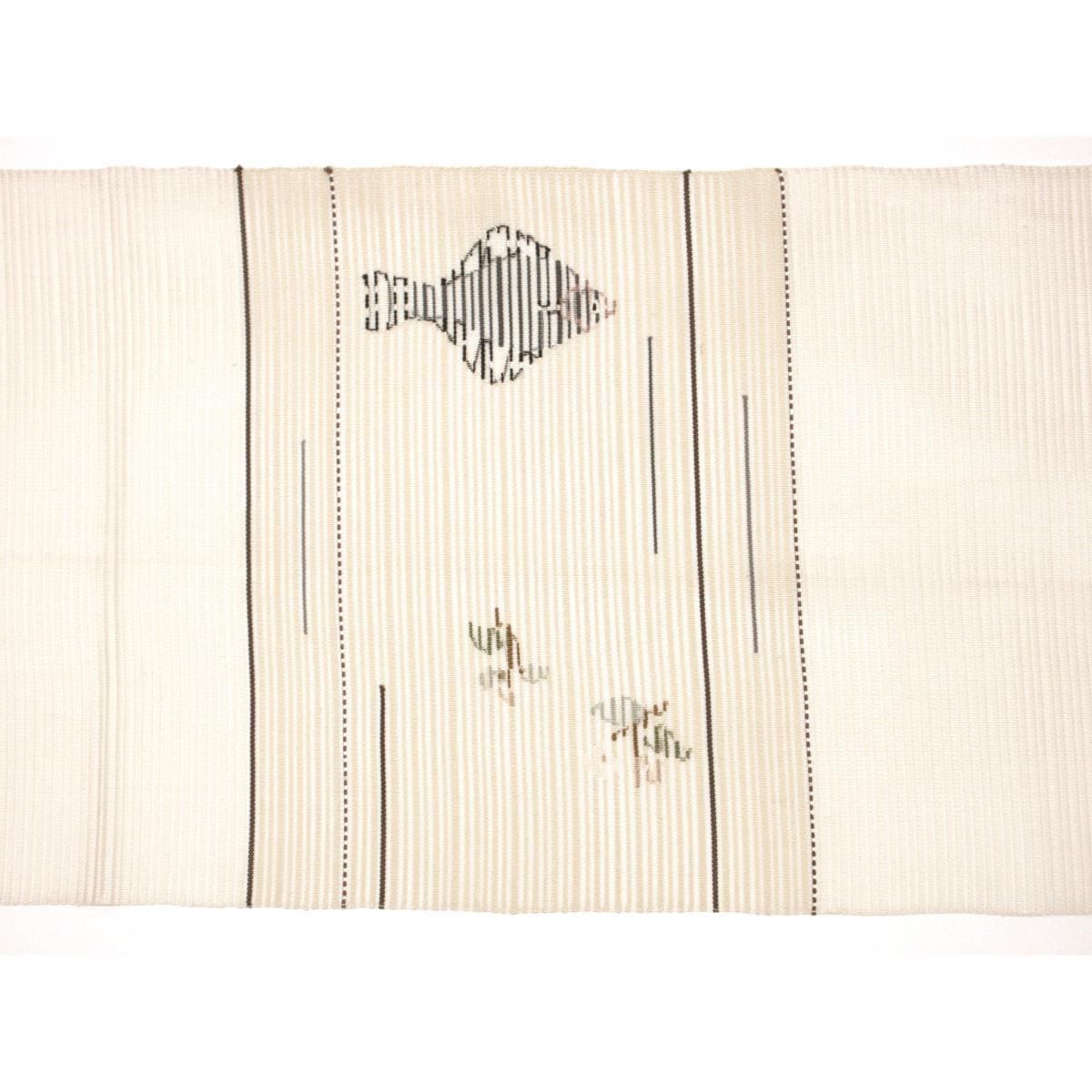 夏名古屋帯　絽綴織