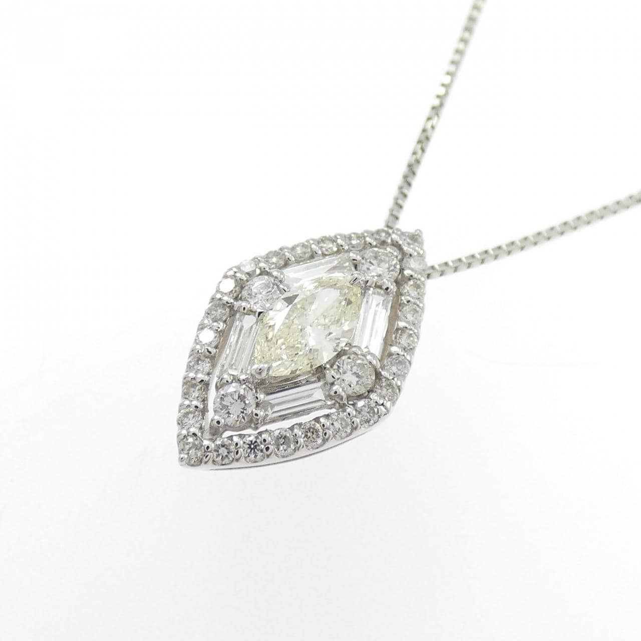 PT900/PT850 ダイヤモンド ネックレス 0.40CT