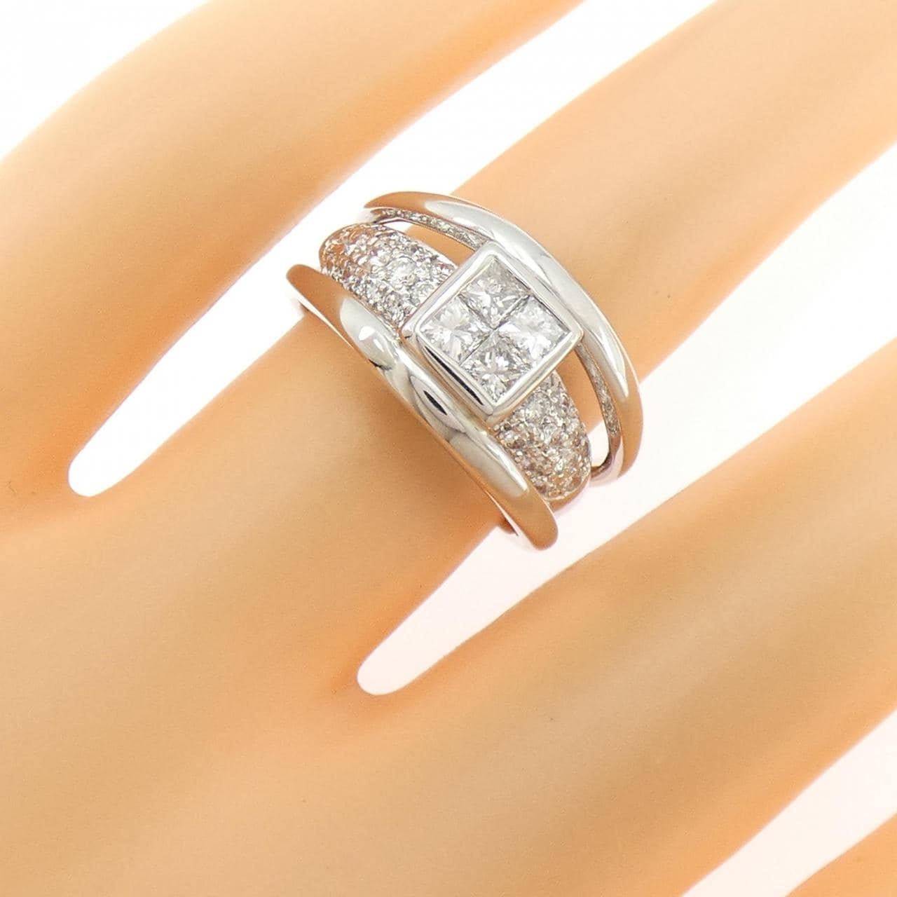 PT900 ダイヤモンド リング 0.50CT