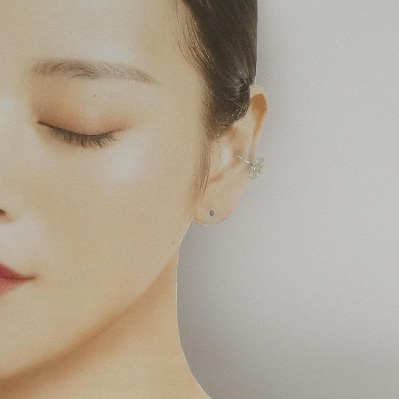 ジョージ ジェンセン エナメル イヤーカフ 片耳