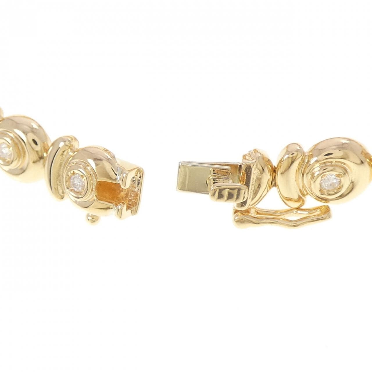 K18YG ダイヤモンド ブレスレット 0.43CT
