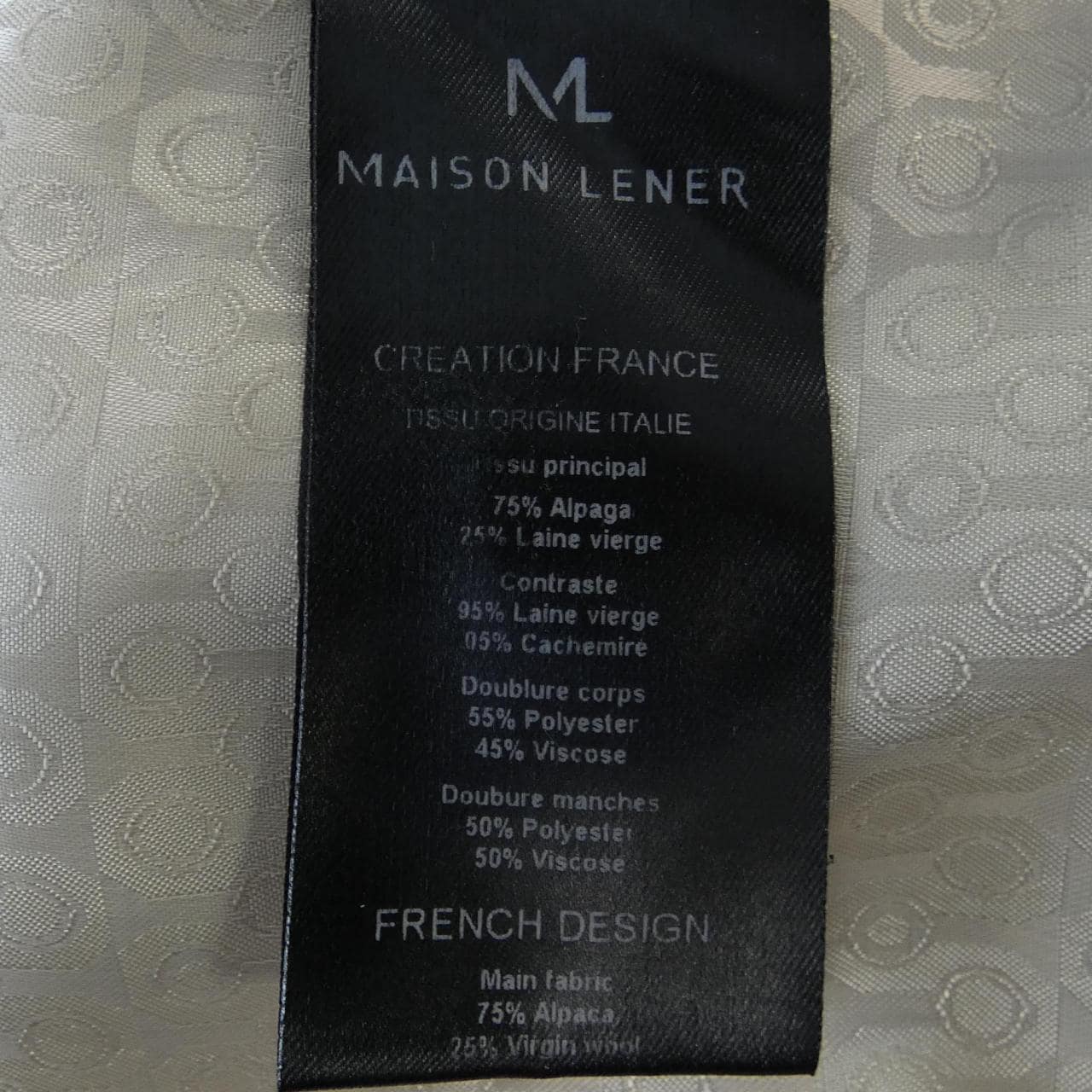 MAISON LENER コート