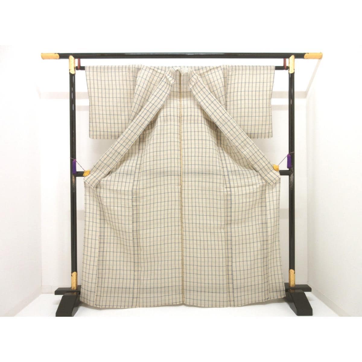 単衣　小千谷　裄丈Ｓ寸