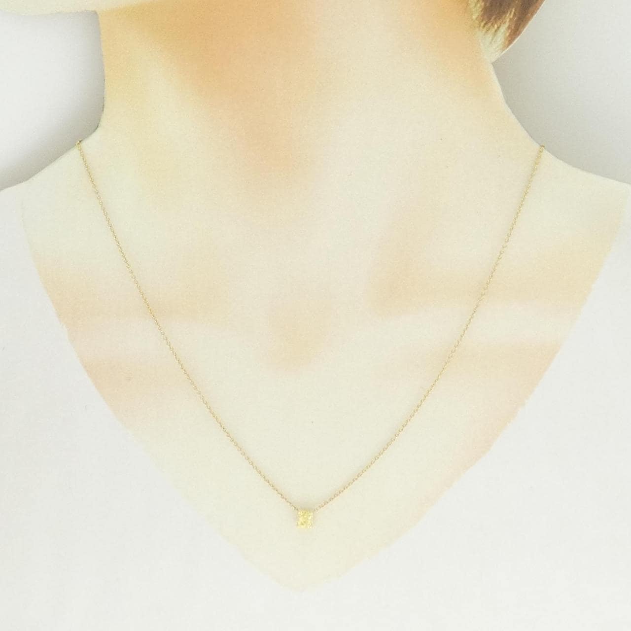 ティファニー ダイヤモンド ネックレス 0.42CT FIY VVSI