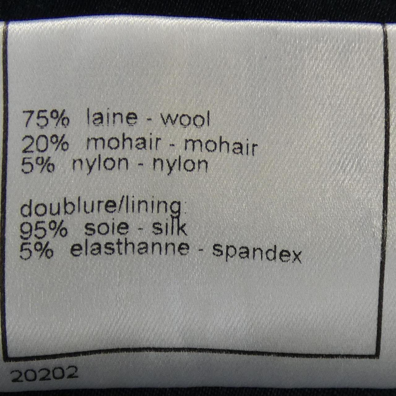 【ヴィンテージ】シャネル CHANEL P19972V11631 02A ノーカラージャケット