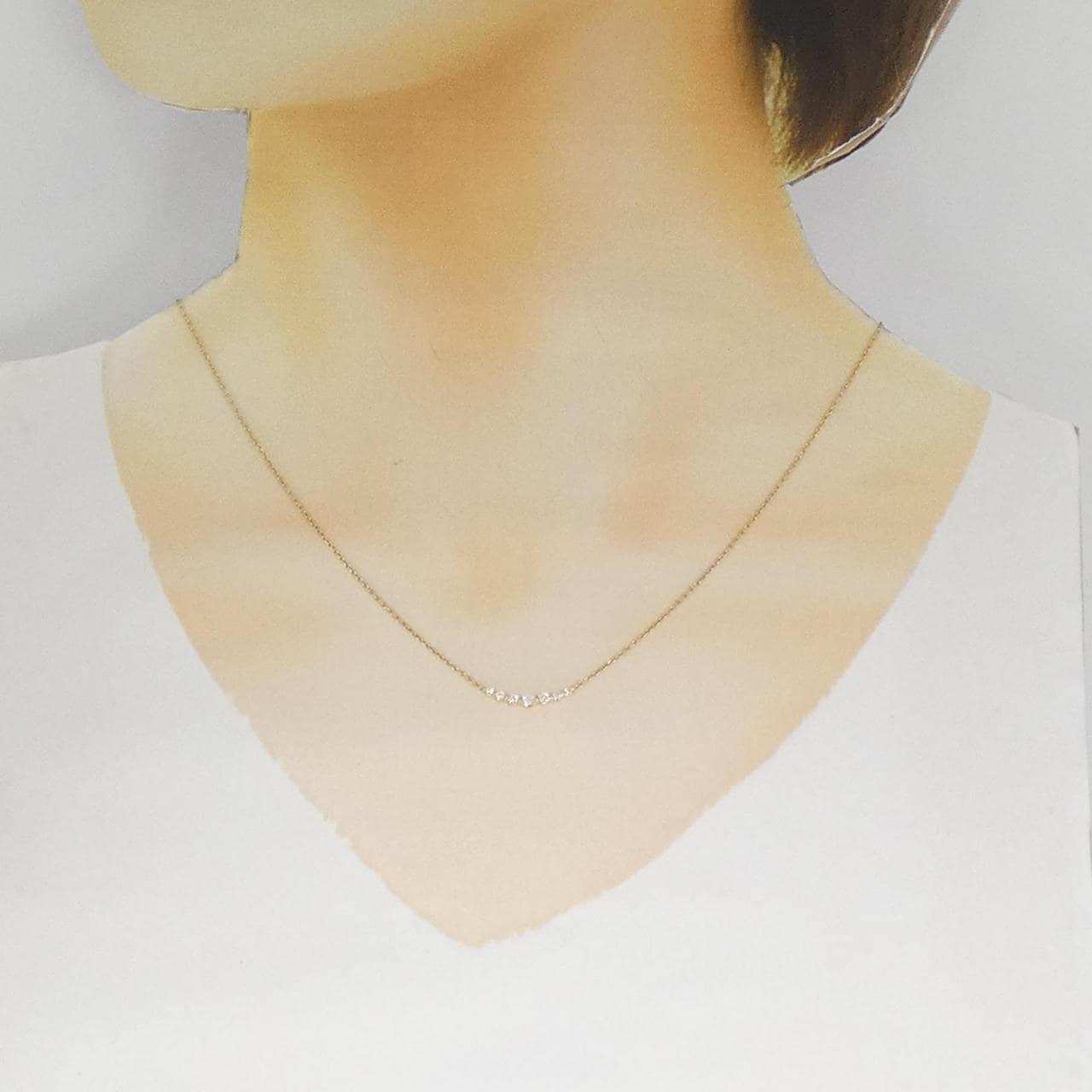 ヴァンドーム ダイヤモンド ネックレス 0.17CT