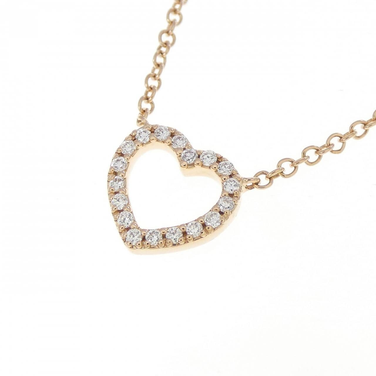 ティファニー メトロ ハート ミニ ネックレス