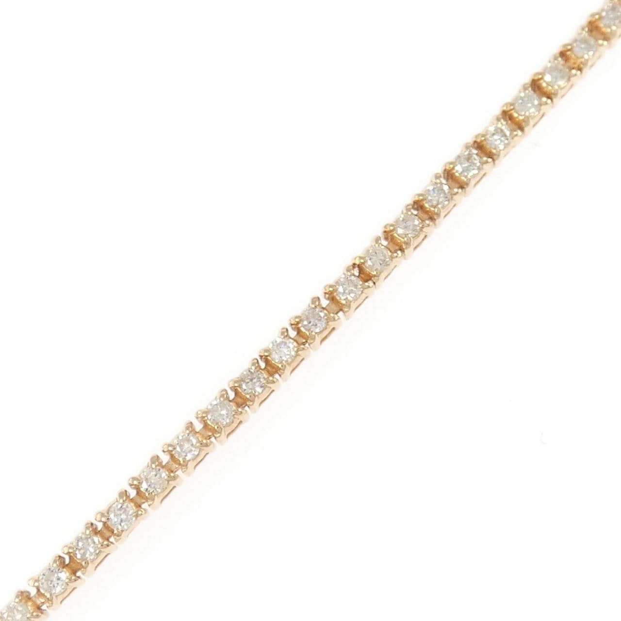 K18PG ダイヤモンド ブレスレット 1.00CT