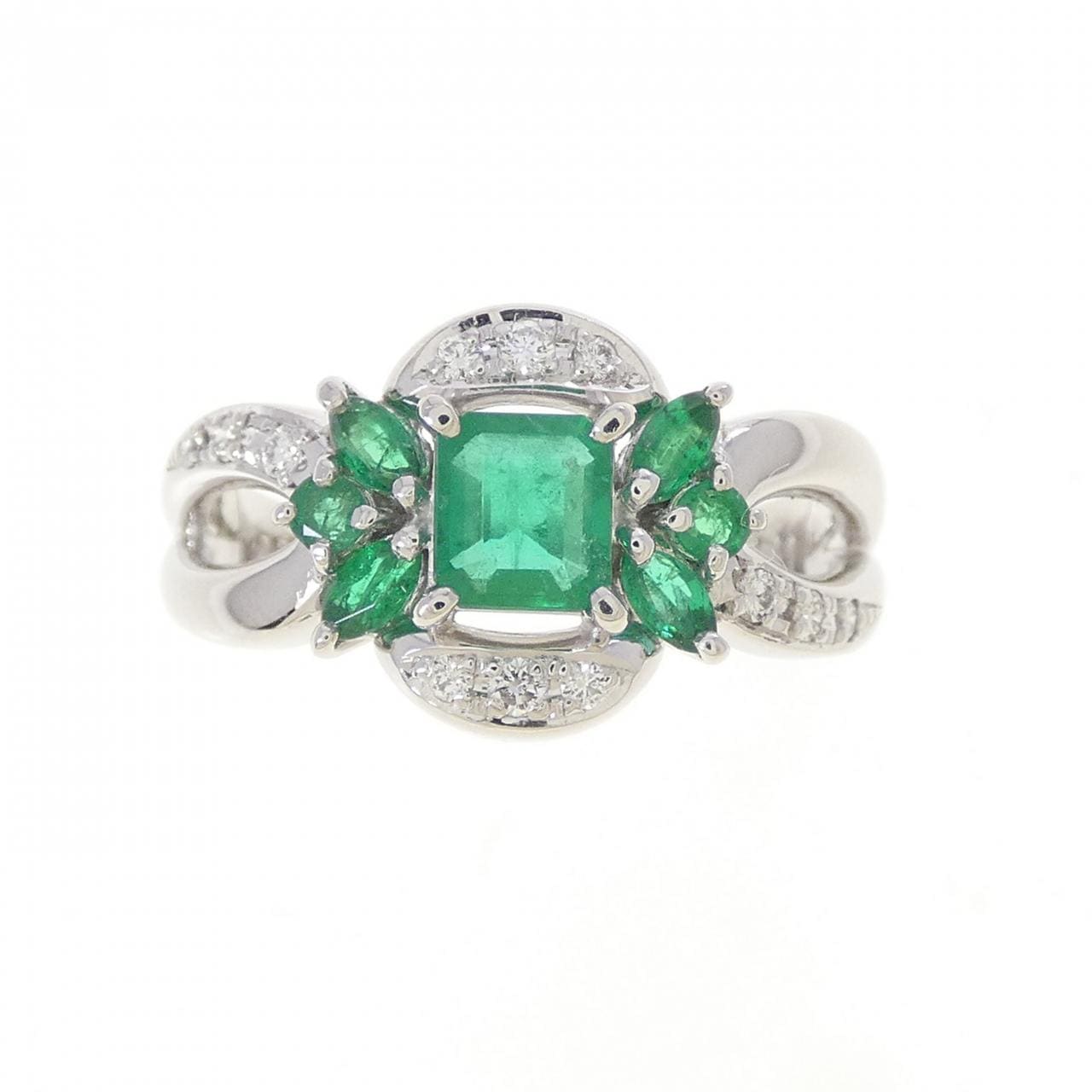 タサキ エメラルド リング 0.41CT