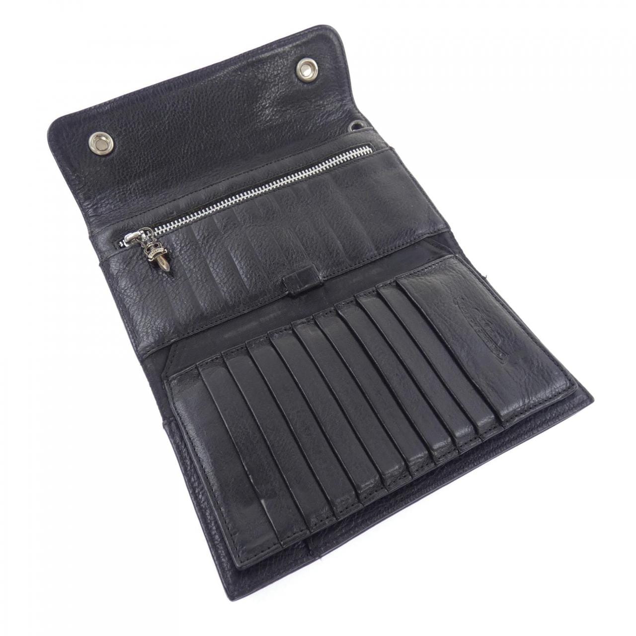 クロムハーツ CHROME HEARTS WAVE CROSS BTN　ウェーブ クロスボタン 2246 304 0501 0900 WALLET