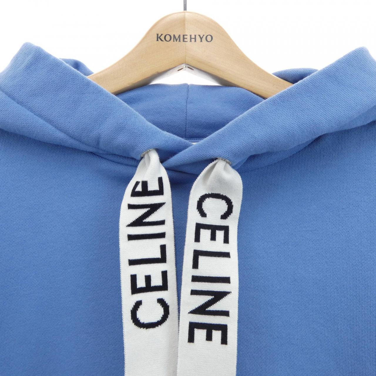 セリーヌ CELINE CELINE ルーズ フーディー / コットンフリース 2Y468670Q パーカー