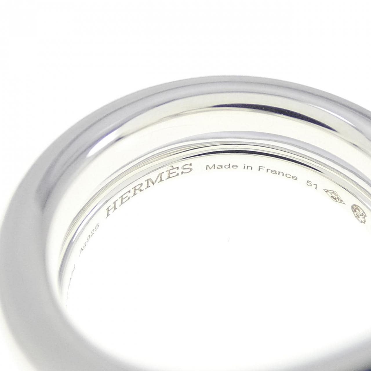HERMES Chaine Dunkle Punk Ring