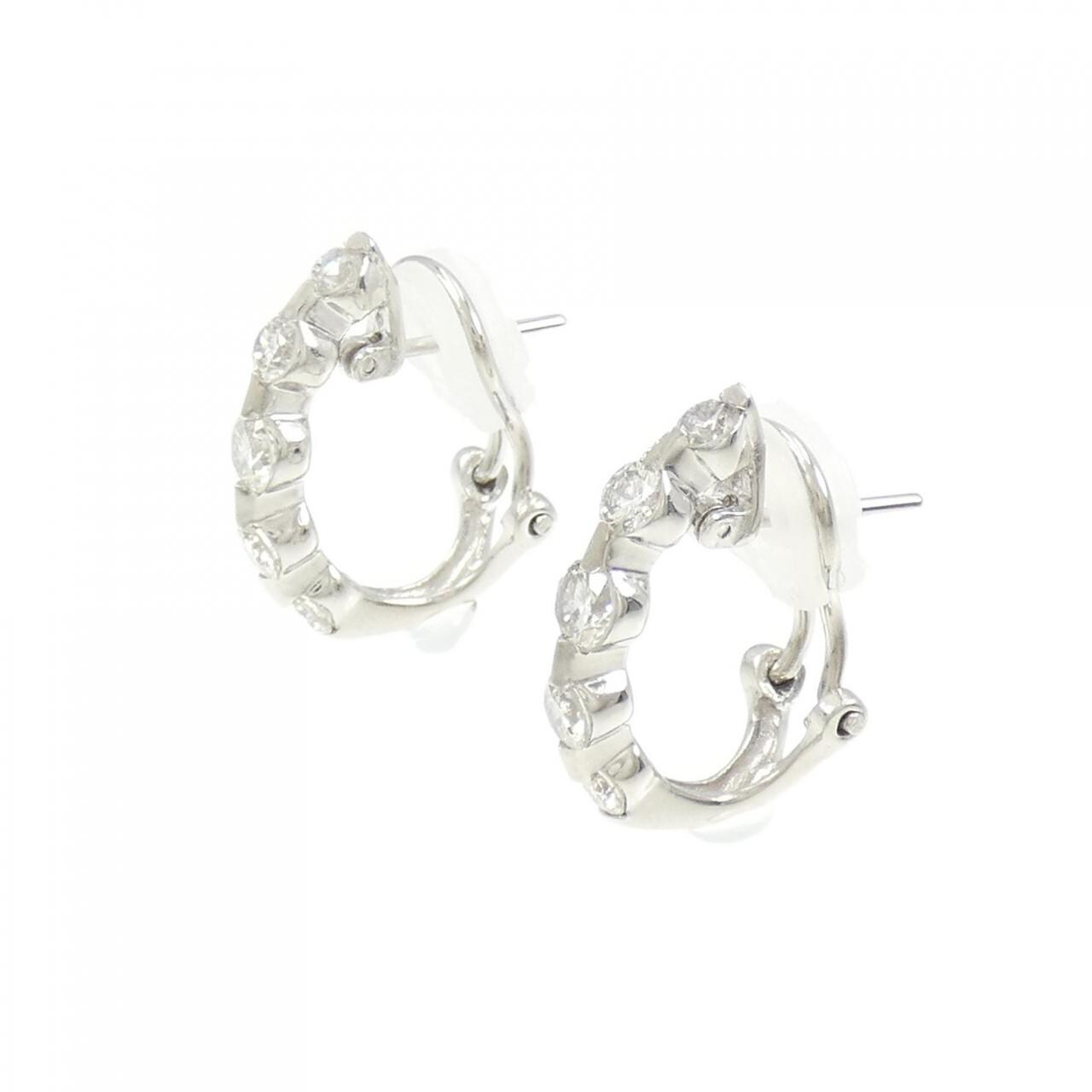PT Diamond earrings/earrings 1.00CT