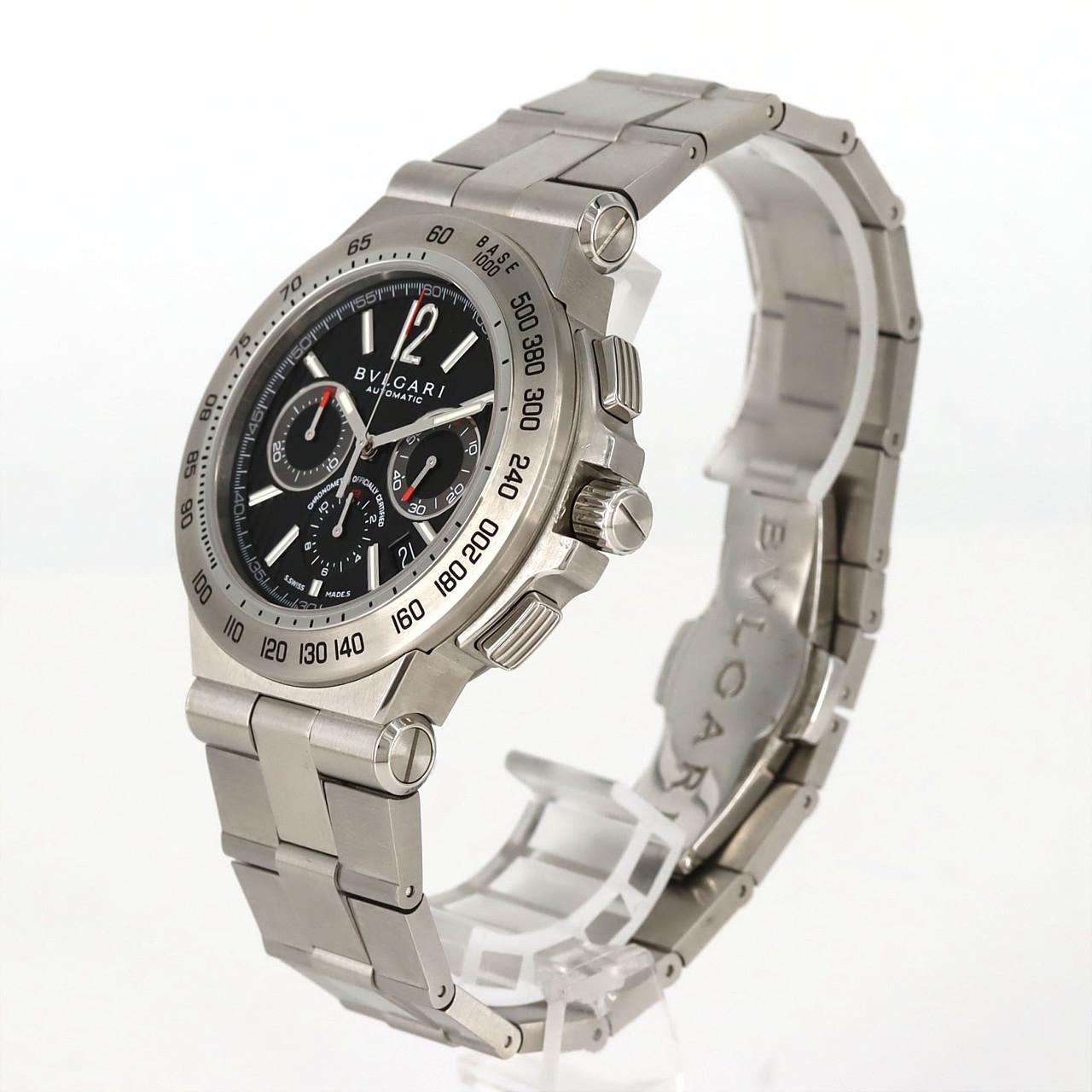 ブルガリ ディアゴノプロフェッショナルタキメトリッククロノ DP42SCH/DP42BSSDCH SS 自動巻