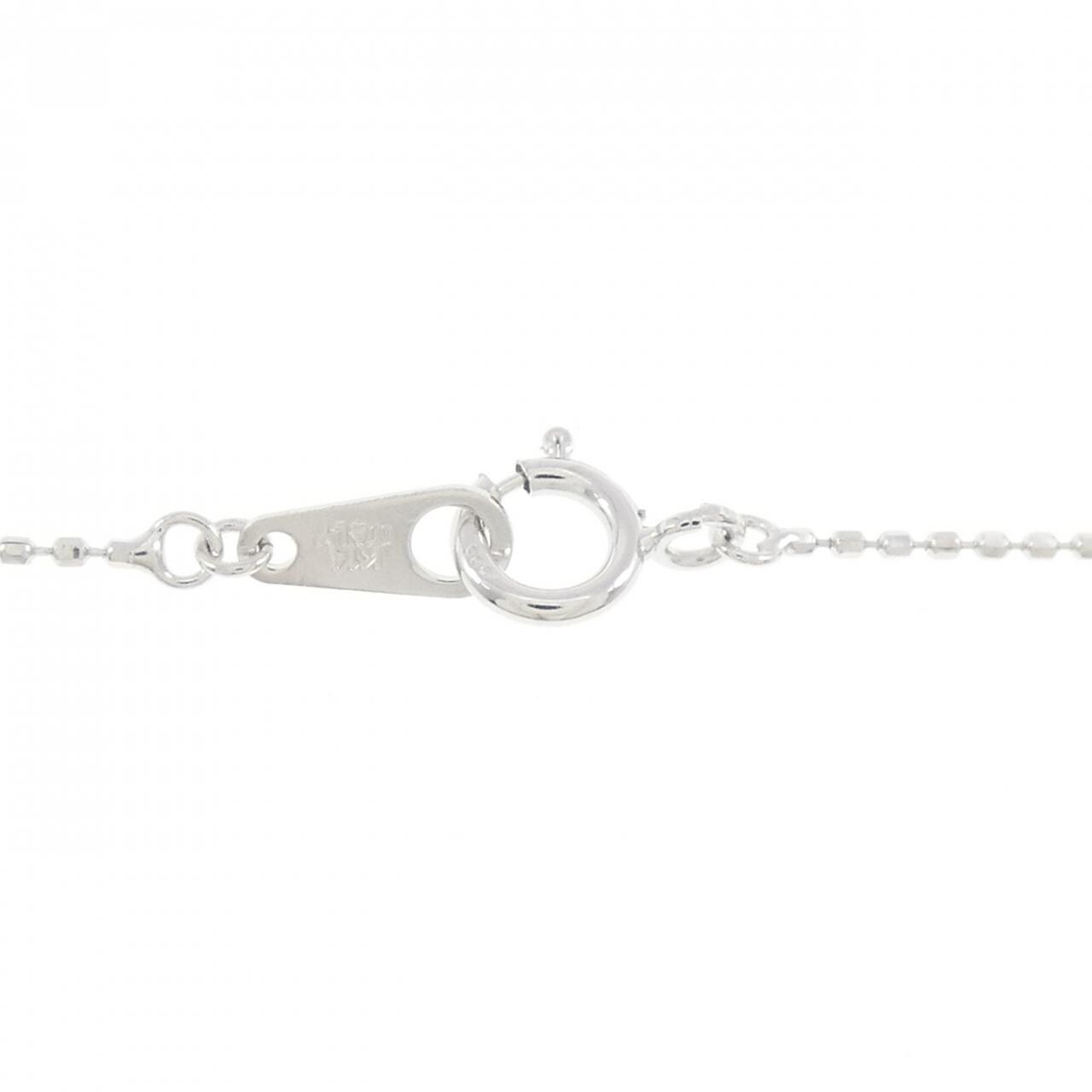 K14WG ダイヤモンド ネックレス 0.33CT