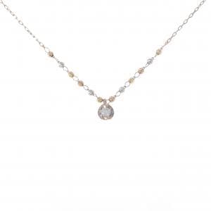K10スリーカラー ダイヤモンド ネックレス 0.10CT