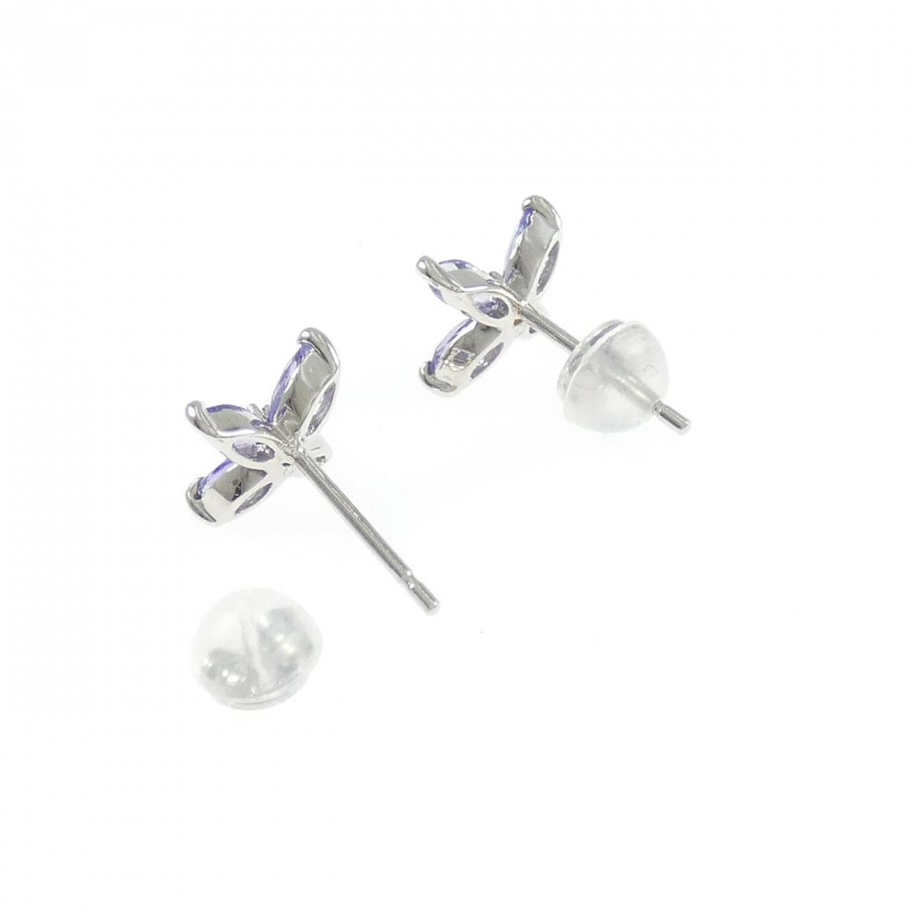 PT900 タンザナイト ピアス