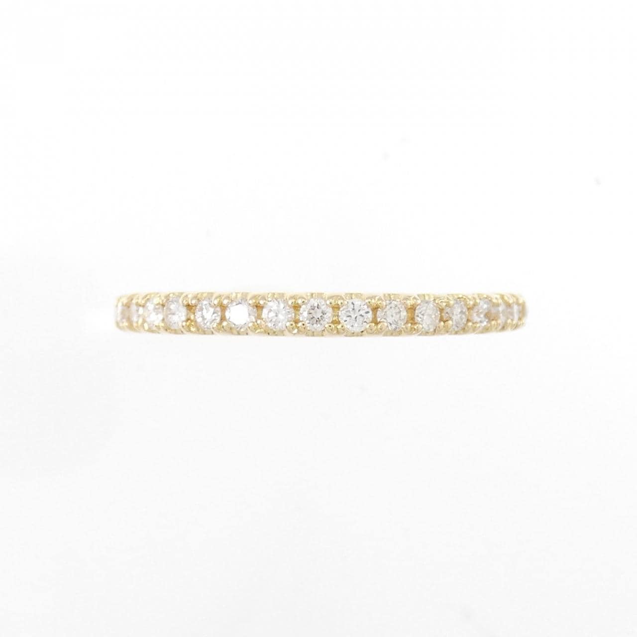 [Remake] K18YG Half Eternity Diamond Ring 0.20CT