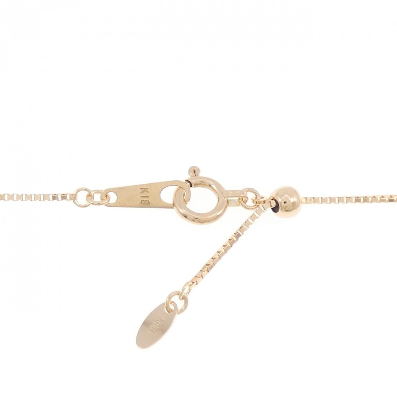 K18PG ダイヤモンド ネックレス 0.50CT