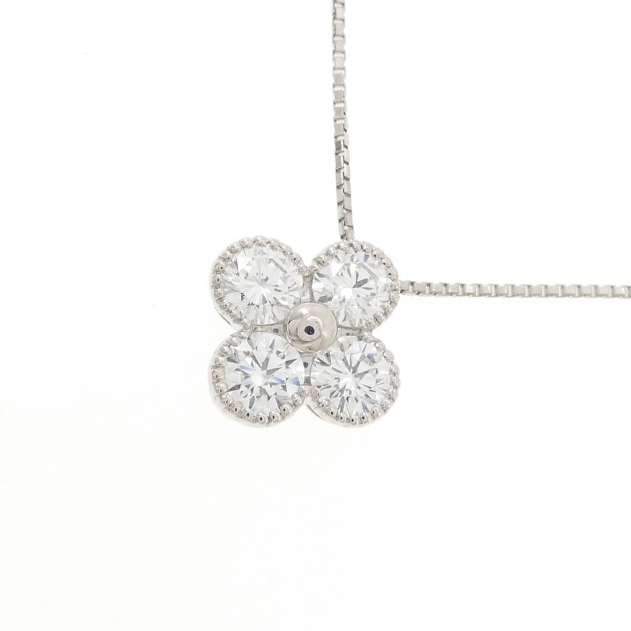 【新品】PT900/PT850 ダイヤモンド ネックレス 1.007CT E VS2 VG