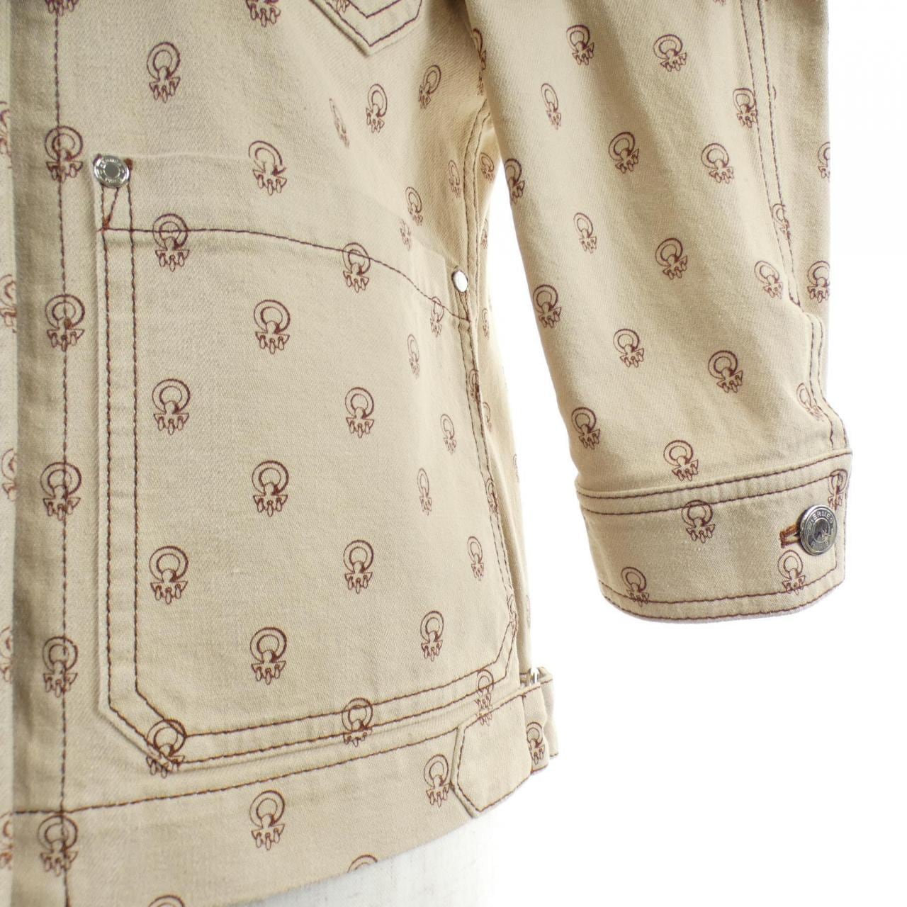 エルメス HERMES セリエボタン 2E0254DS ノーカラージャケット