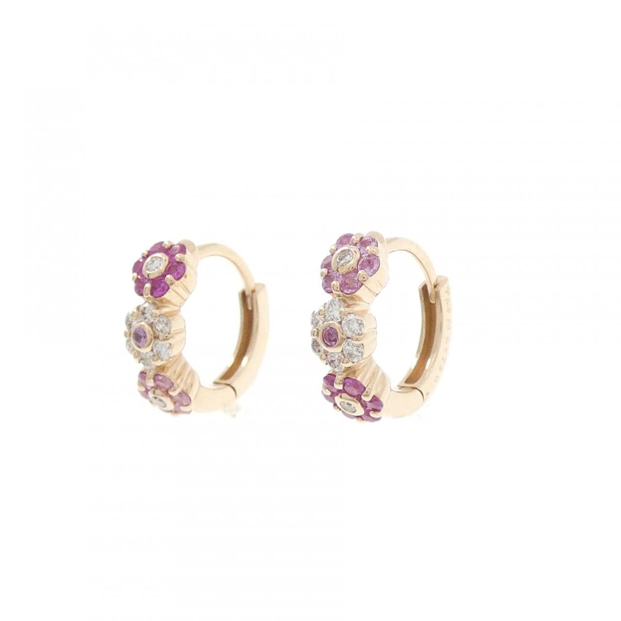 ポンテヴェキオ フラワー ピアス 0.28CT