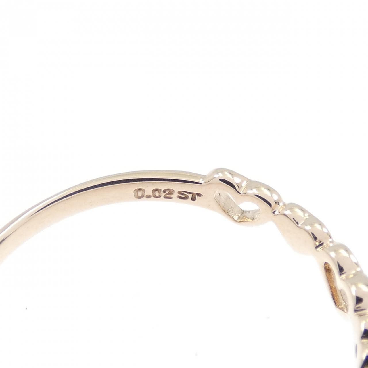 サマンサティアラ ハート ダイヤモンド リング 0.02CT