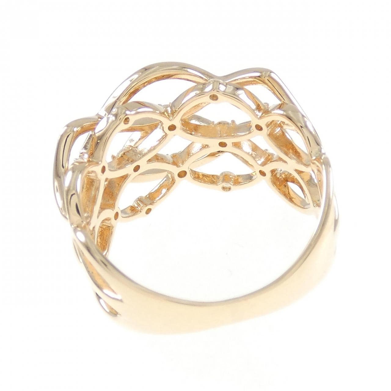 K18PG ダイヤモンド リング 0.25CT