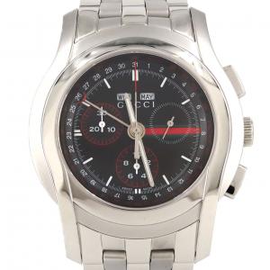 【ノーメンテナンス還元価格】グッチ 5500CHRONO/YA055206 SS クォーツ