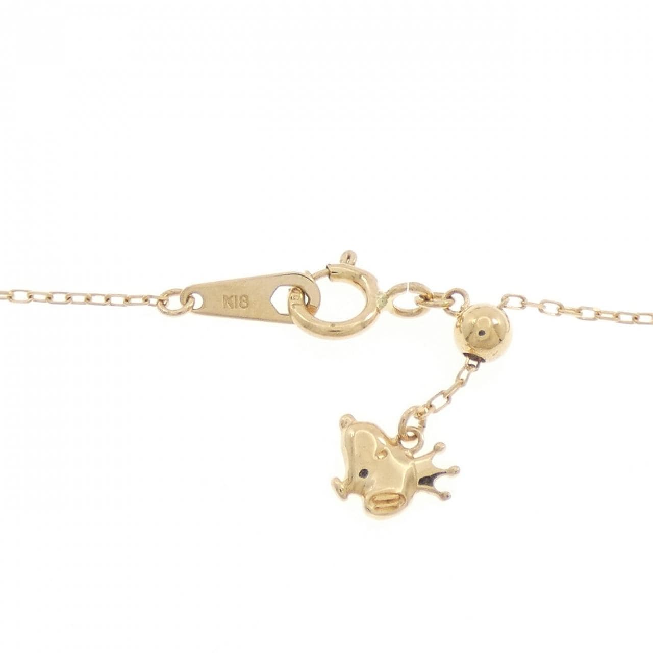 K18YG ムーン×スター ターコイズ ネックレス