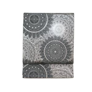 【新品】袋帯　銀彩加工　全通柄