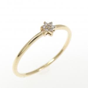 スタージュエリー フラワー ダイヤモンド リング 0.01CT
