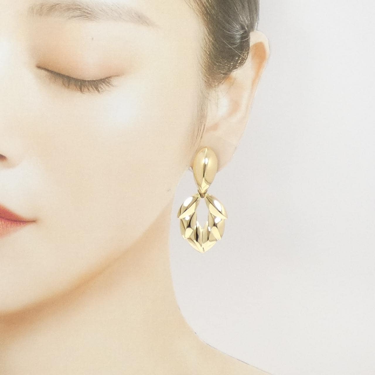 750YG/K18YG ピアス