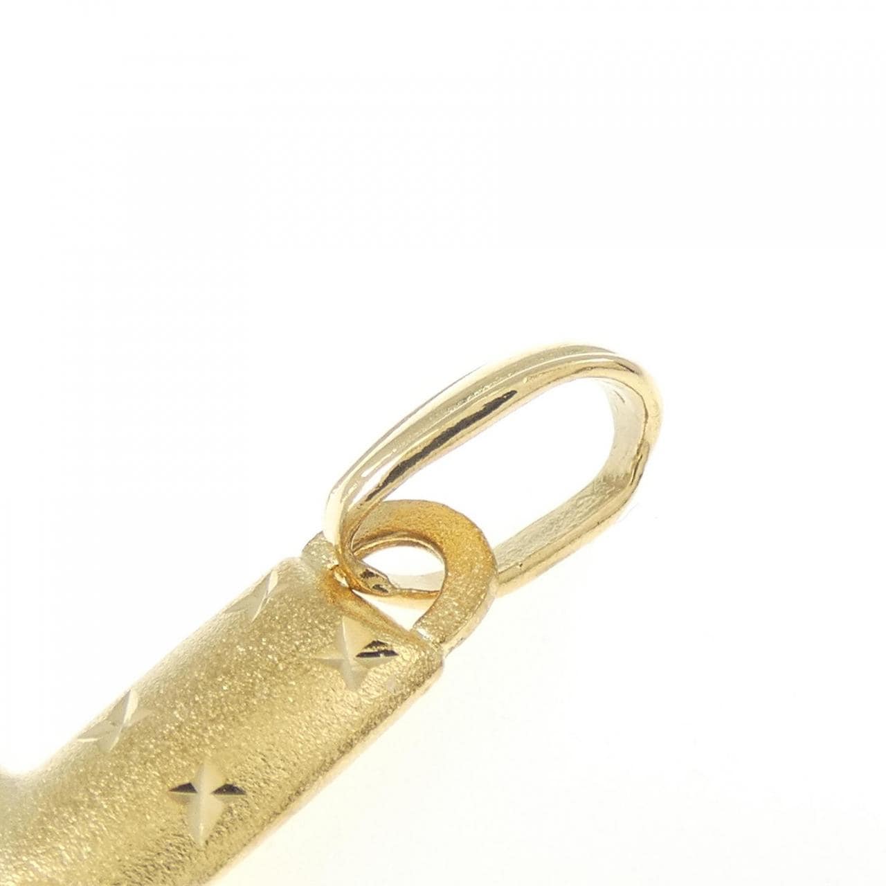 K18YG クロス ペンダント