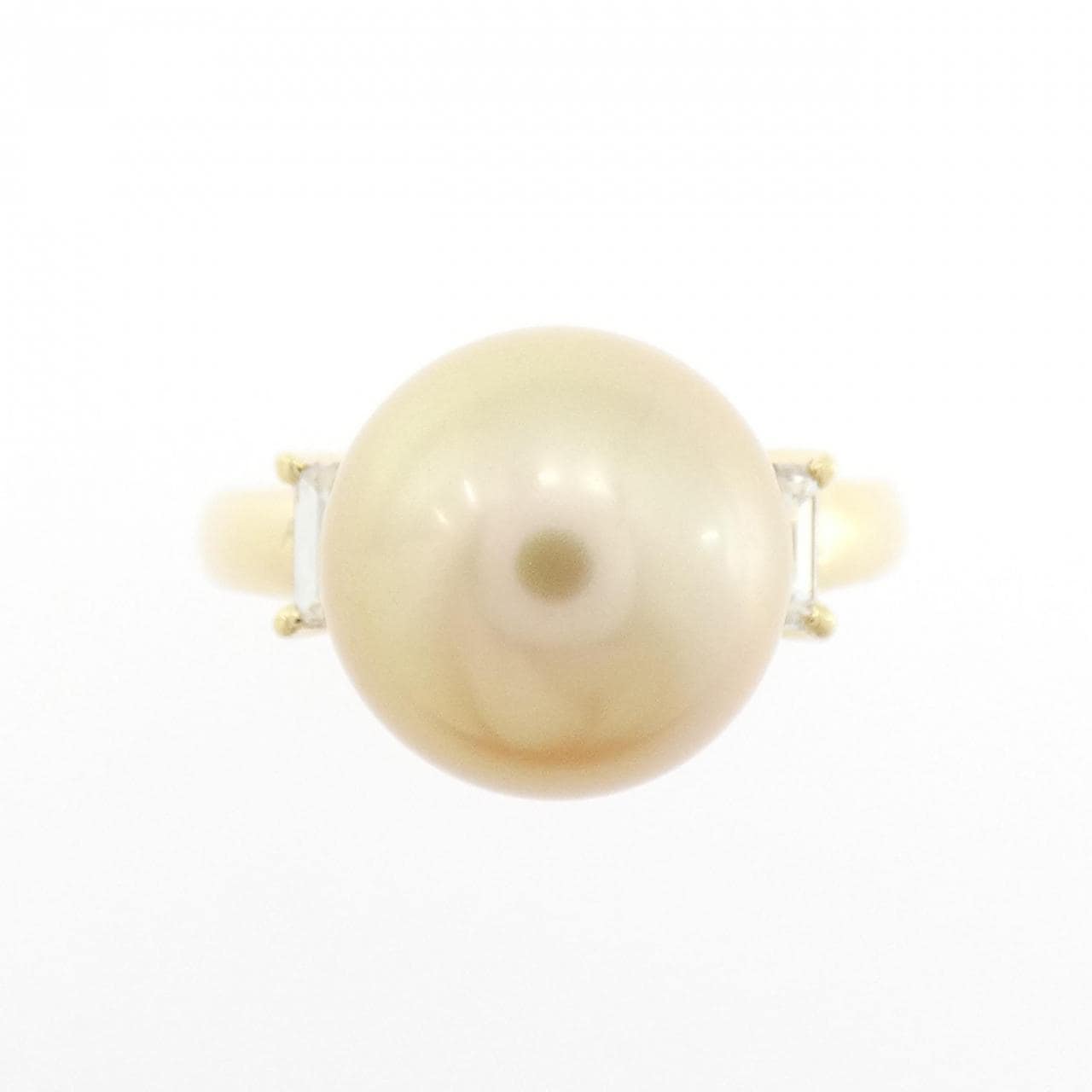 タサキ 白蝶パール リング 10.9mm