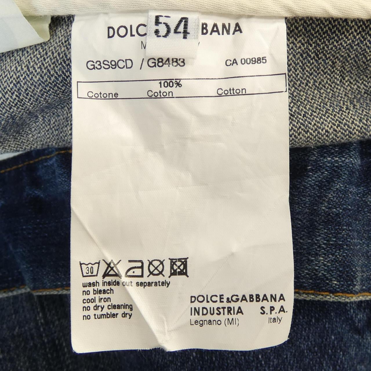 ドルチェアンドガッバーナ DOLCE&GABBANA G3S9CD/G8483 ジーンズ