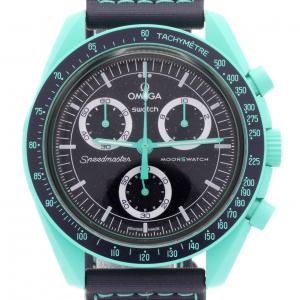 スウォッチ スウォッチxオメガ･ミッションオンアース ポーラーライツ S033L103 バイオセラミック クォーツ