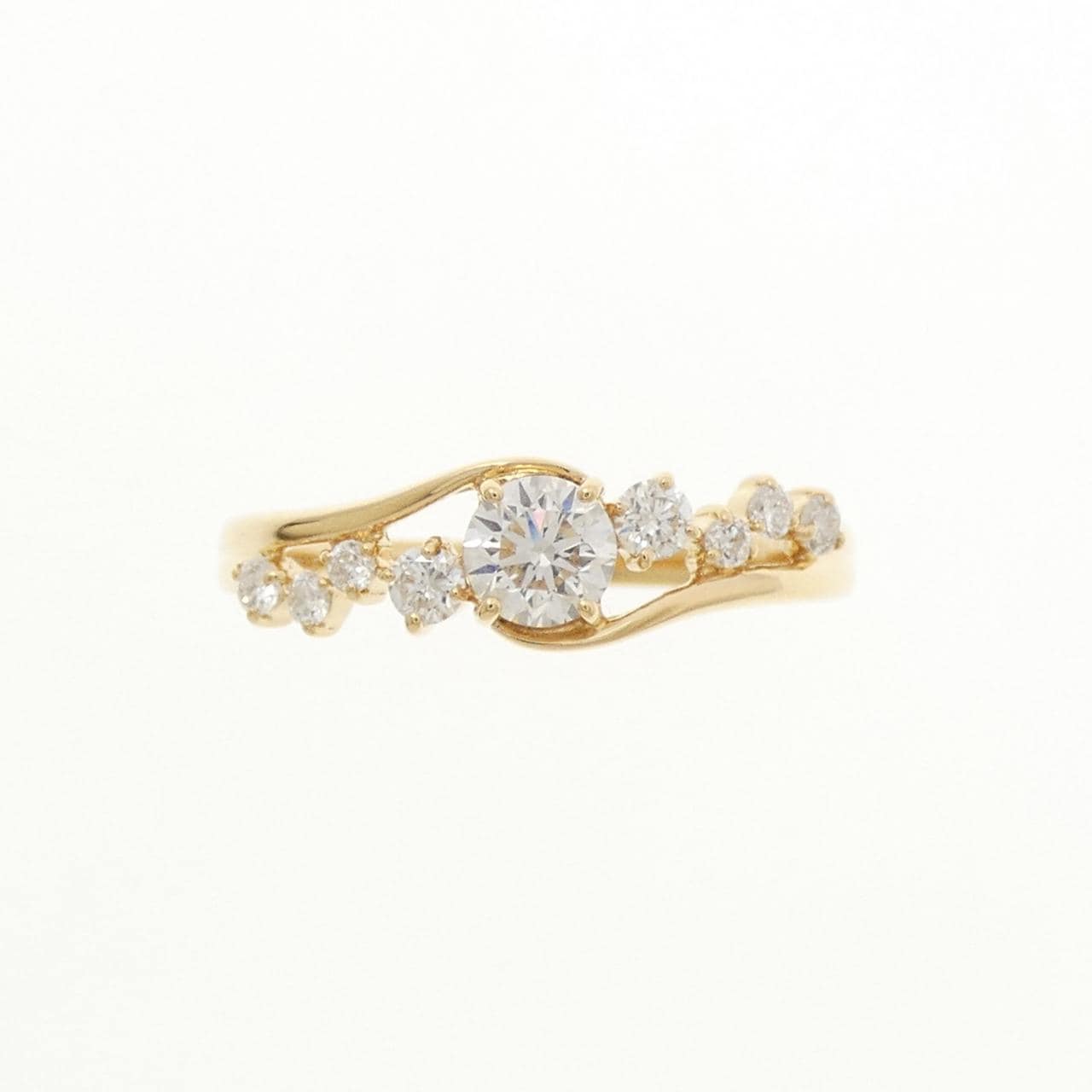 K18YG ダイヤモンド リング 0.300CT
