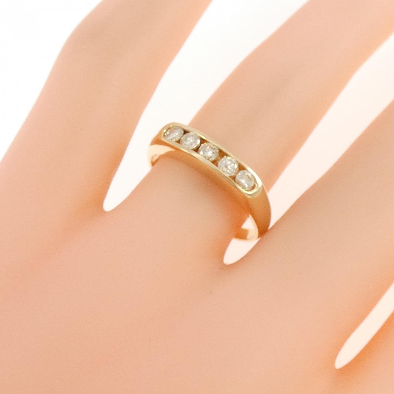K18YG ダイヤモンド リング 0.32CT